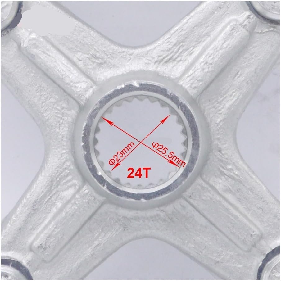 115mm 24T Rear Axle Wheel Hub Compatible With 250cc 350cc 450cc 660cc 700cc Models 1PE-F53K0-00 Compatible with Enhanced Performance