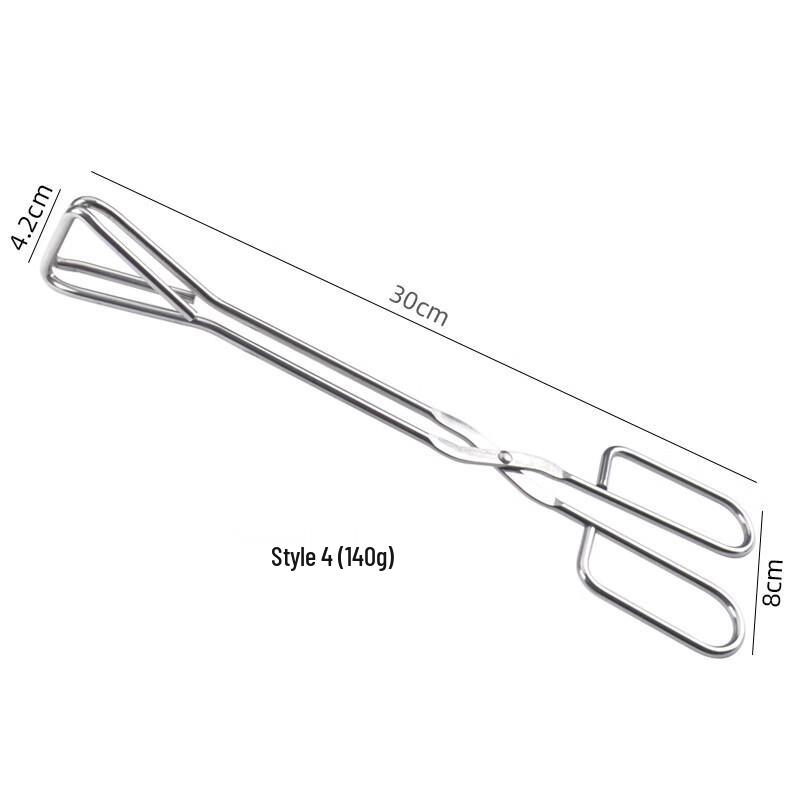 Zhishi Stainless Steel BBQ & Food Tongs