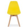 Kito Chair Yellow / Natural Legs X 3