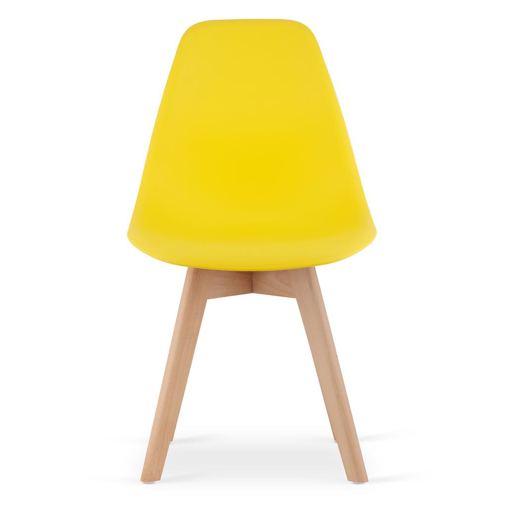 Kito Chair Yellow / Natural Legs X 3