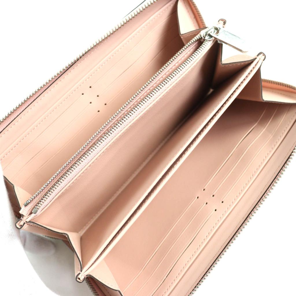 LOUIS VUITTON Purse Mahina Leather Monogram Zippy Wallet Women M61868 Used