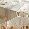 Printed Cotton and Linen Household Tablecloth Decoration Towel Tassel Rectangular Dustproof Tablecloth
