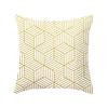 Modern Simple Geometric Abstract Peach Leather Velvet Pillow Case Home Sofa Car Pillow Cushion Cover