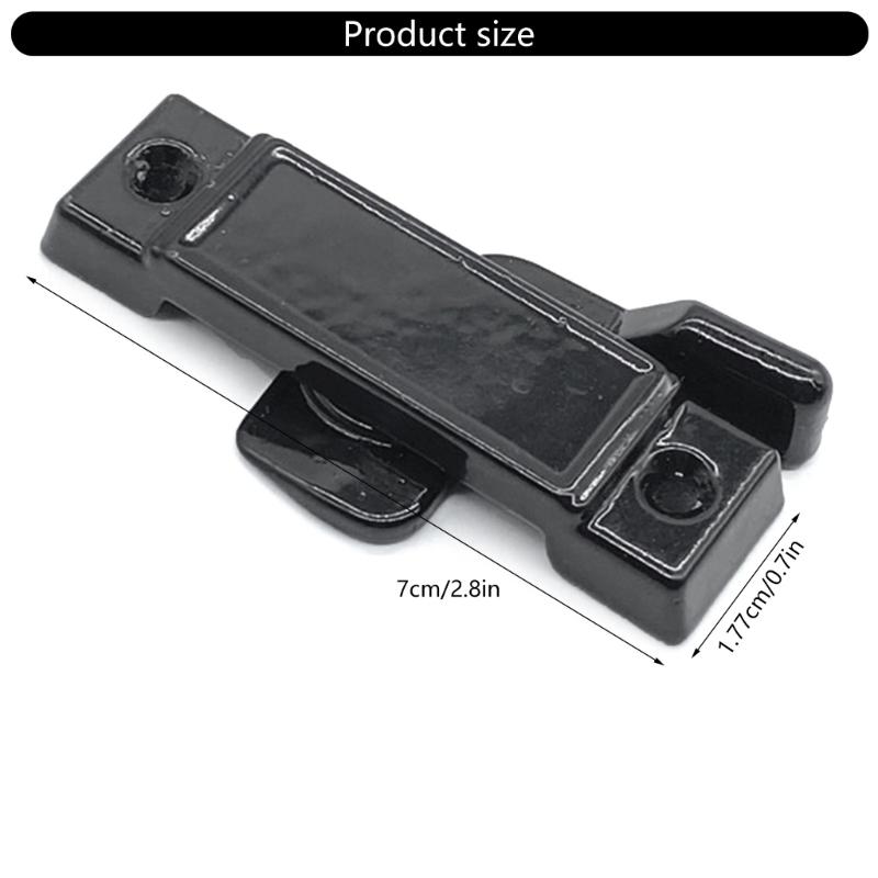 4 Peças Fechadura de Fita Multiuso Acessório de Reposição para Furos de Montagem de Janela Inclui Parafusos para Janela de Correr