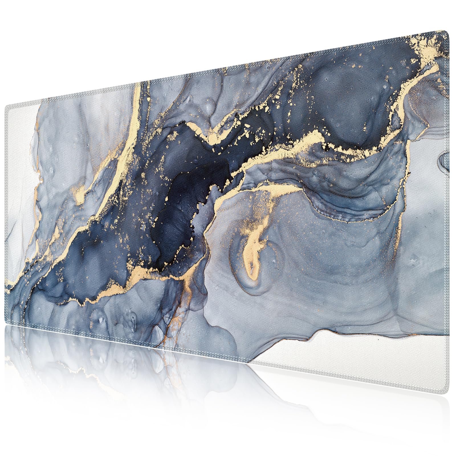 

iCasso Игровой коврик для мыши Большой Скандинавский стиль Настольный коврик 90x40см Водостойкий Легко чистить Резиновая основа Настольный коврик для работы Игр Офиса Нескользящий