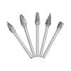 10pcs Rotary File Grinding Head Set Engraving Milling Cutter Head Tungsten Steel Double-Cut Grinding Heads Rotary Tools