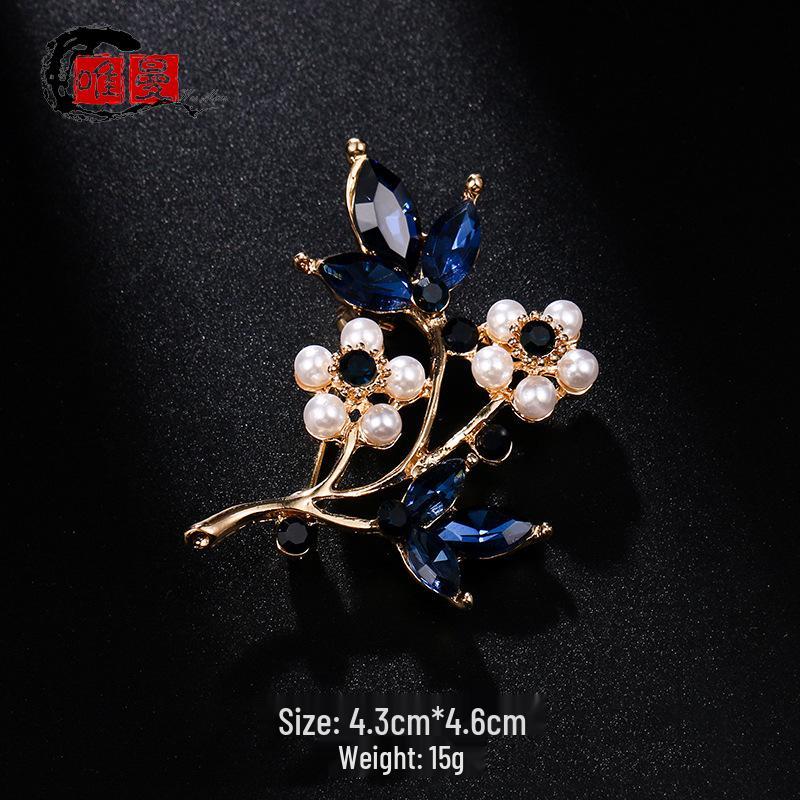Mori Style Floral Brooch for Women's Cheongsam Suit - Creative Niche Design Corsage