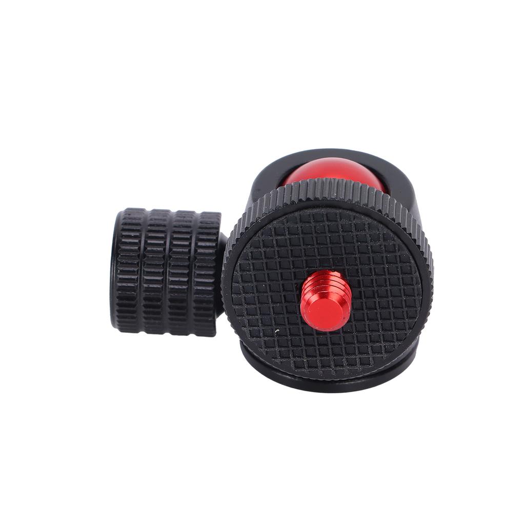 Mini Tripod Ball Head with 1 4 Inch Screw and Hot Shoe Mount Adapter for DSLR Camera Ring Light