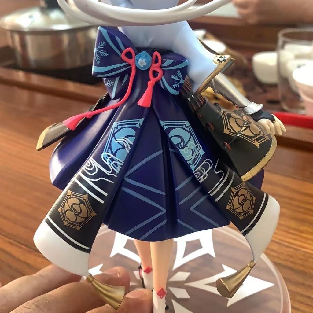23cm Anime Genshin Impact Yae Miko Anime Figure Kamisato Ayaka Action Figurine Beelzebul Raiden Shogu PVC Statue Model Doll Toys