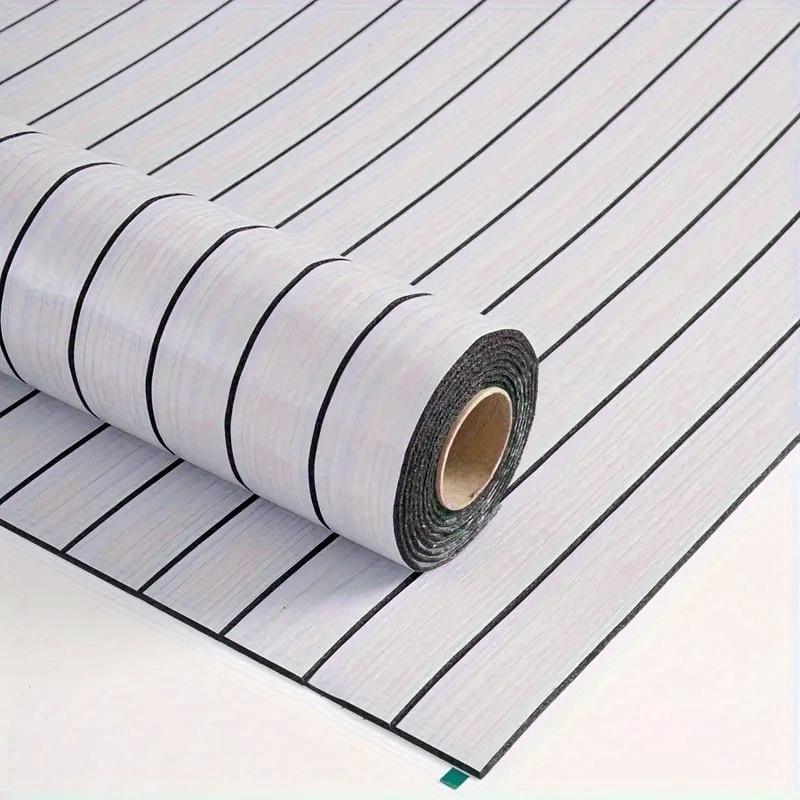 Self-Adhesive 3D Wood Grain Vinyl Wall Decals -Easy To Install For Ceiling-Home Decor For Living Room Bedroom Restaurant