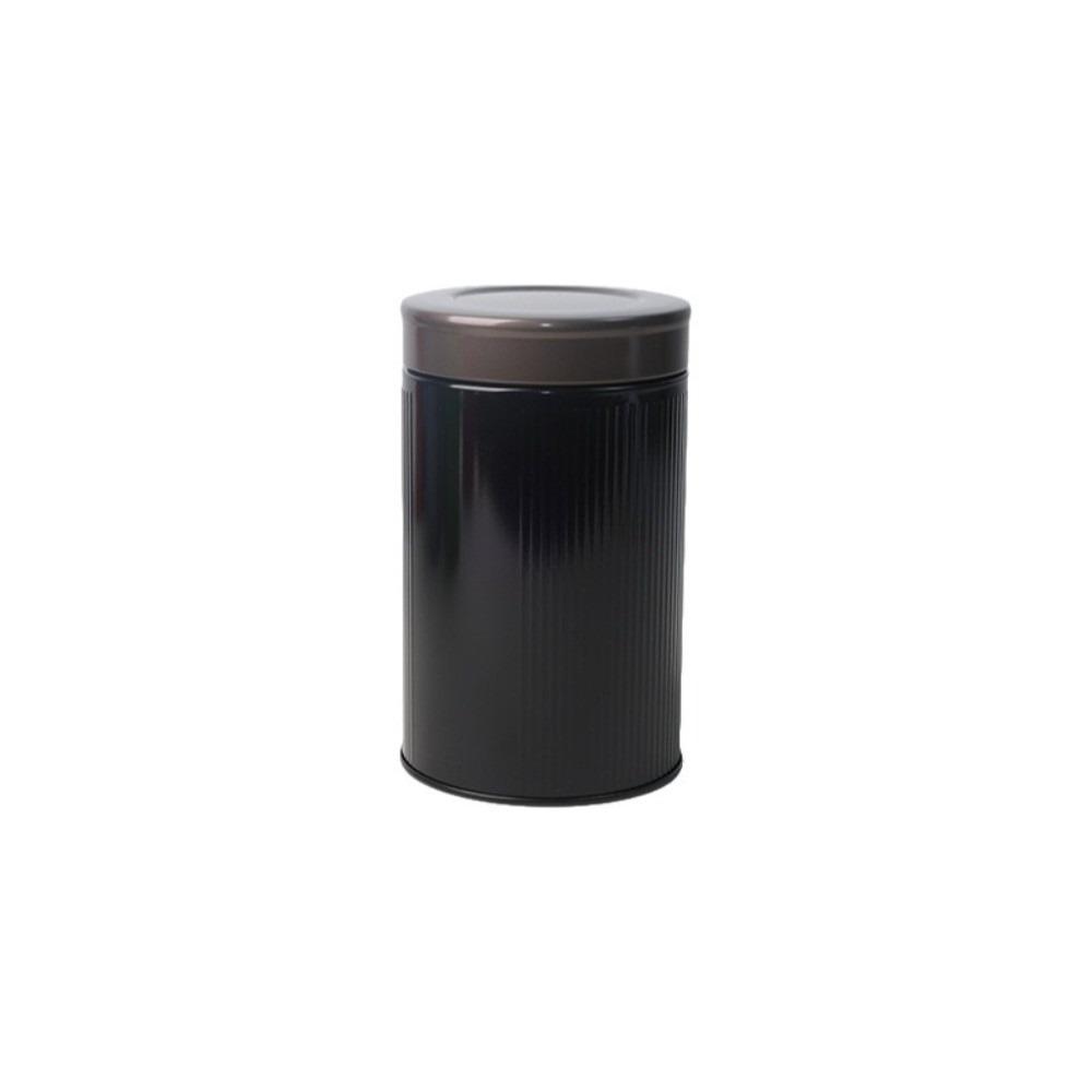 Circular Pattern Tea Storage Box Thickened Metal Storage Can Mini Tea Sealed Jar  Household Use