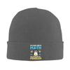 I Did The Math The Answer Is Penguin Funny Mathematician Knitted Cap Bonnet Hat Autumn Winter Beanies Hats for Men Women Adult