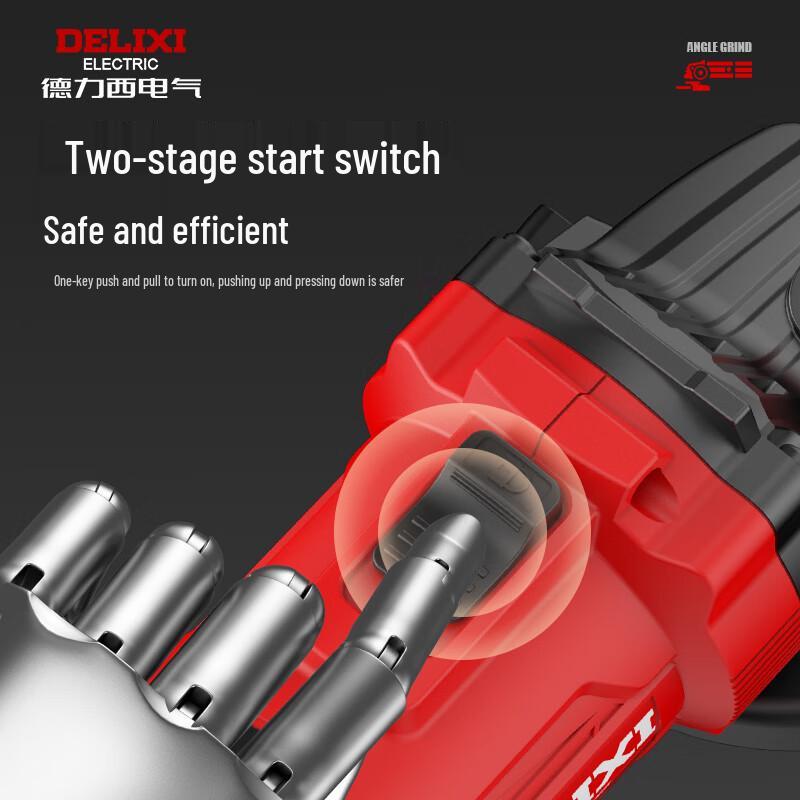 DELIXI ELECTRIC Cordless Brushless Angle Grinder CN plug (adapter included)
