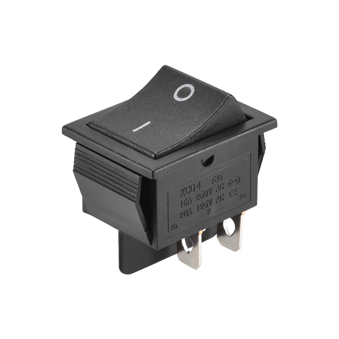 uxcell DPST Boat Rocker Switch for Boat Car Marine Toggle Switch 4 Pin ON/OFF