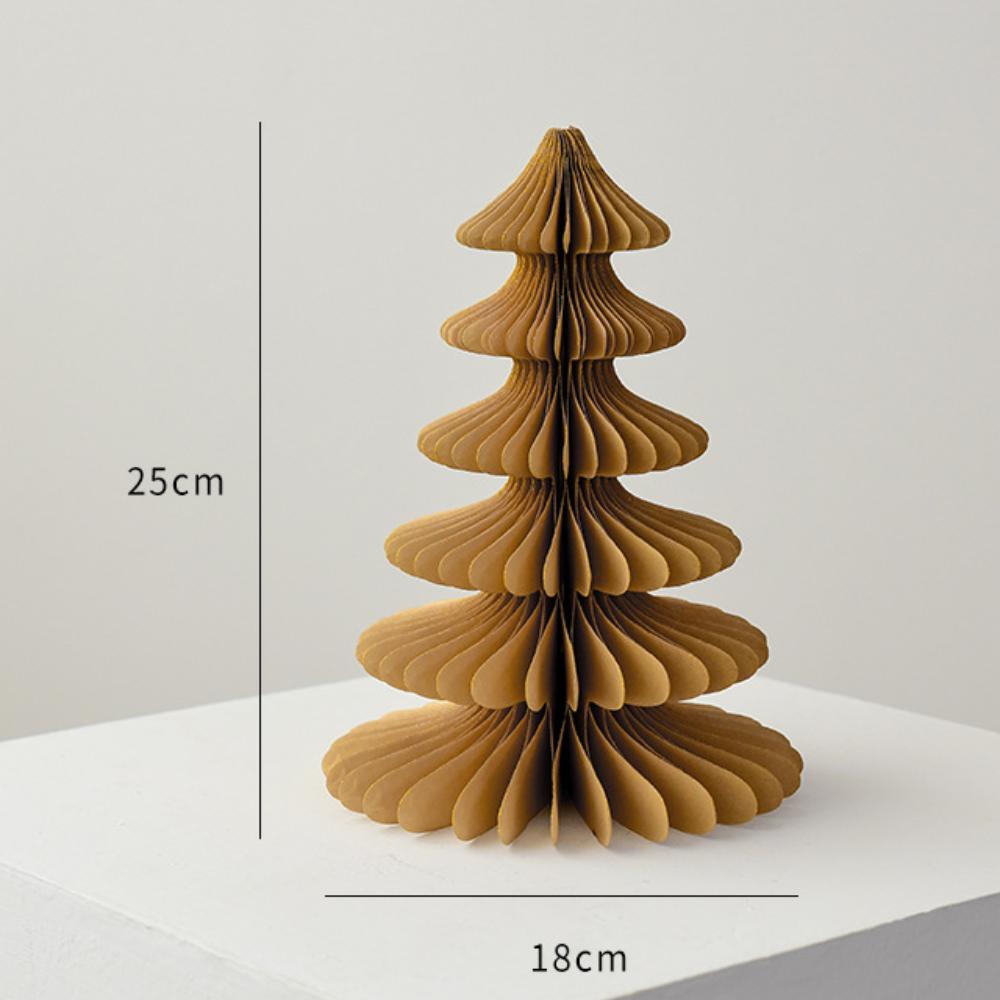 Weihnachtsbaumschmuck aus Papier 3D Desktop Weihnachtsstatue Neue Wabenkugel Partygeschenke