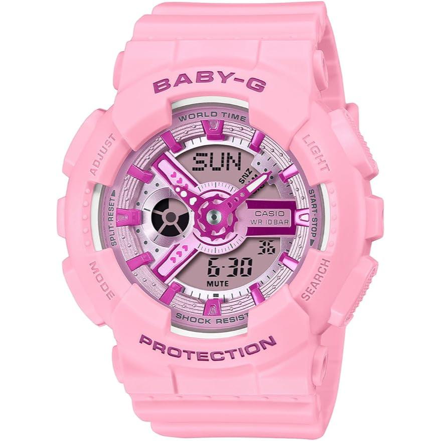 

Часы Casio Baby-G BA-110YK-4AJF женские розовые розовый