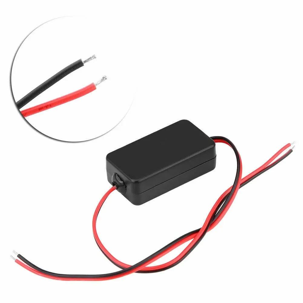 Stabilized 12 DC Power Filter Rectifier For Car Rearview Camera REVERSE CAMERA POWER FILTER STABILISER Relay CanBus Anti Flicker