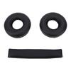 Earpad Headband Protector Set Fit for WH CH520 Headphone Replacement Ear Pads Headband Cover Black
