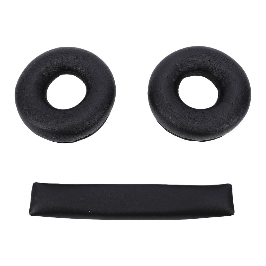 Earpad Headband Protector Set Fit for WH CH520 Headphone Replacement Ear Pads Headband Cover Black