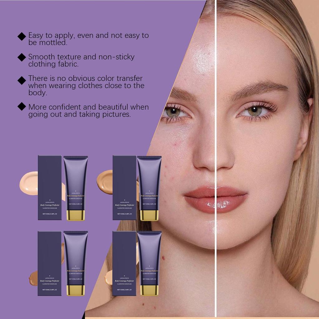 Waterproof Tattoo & Scar Concealer: Full Coverage Body Makeup