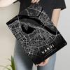 Hanoi Vietnam City Map Metal Wall Art Modern Home Decor Minimalist Urban Street Print