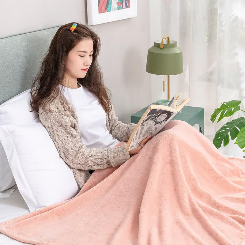 LUOLAI Super Soft Class A Milk Fleece Blanket