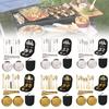Premium Stainless Steel Outdoor Utensil Set For Camping Travel With Sleek Modern Design