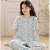 Huayue Women's Short Sleeved Pants Home Clothing Set