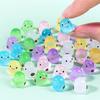 50-300Pcs Cartoon Luminous Chick Miniature Resin Figurines DIY Landscape Decoration Creative Home Decoration Accessories Gifts