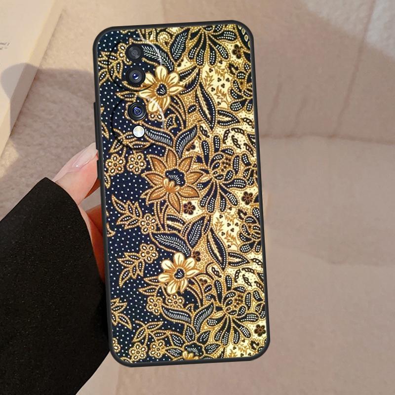 Batik Pattern For Honor Magic 7 Pro 5 6 V5 Case For Honor 200 400 50 70 90 Lite X8a X8b X9a X9b X9c Cover