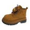 Thick-soled Yellow Short Boots British Martin Boots Women's 2025 New Summer and Autumn Maillard Explosive Tooling Locomotive Boots