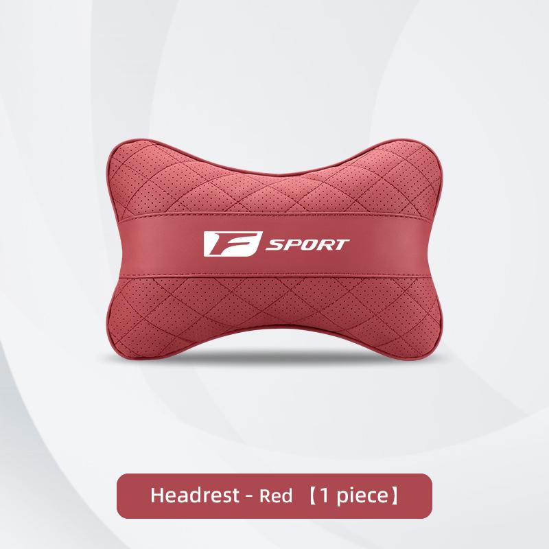 

Nappa Leather Car Headrest Neck Pillow Waist Cushioning For Lexus F-SPORT ES RX NX LS UX LM LX GX LC RZ IS CT GS RC HS SC TX LBX