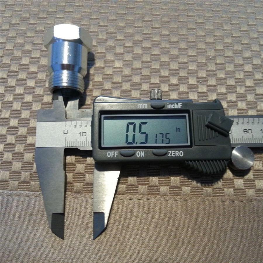 4pcs Universal M18 X 1.5 O2 Extender Extension Adapter Oxygen Sensor Spacer Bungs