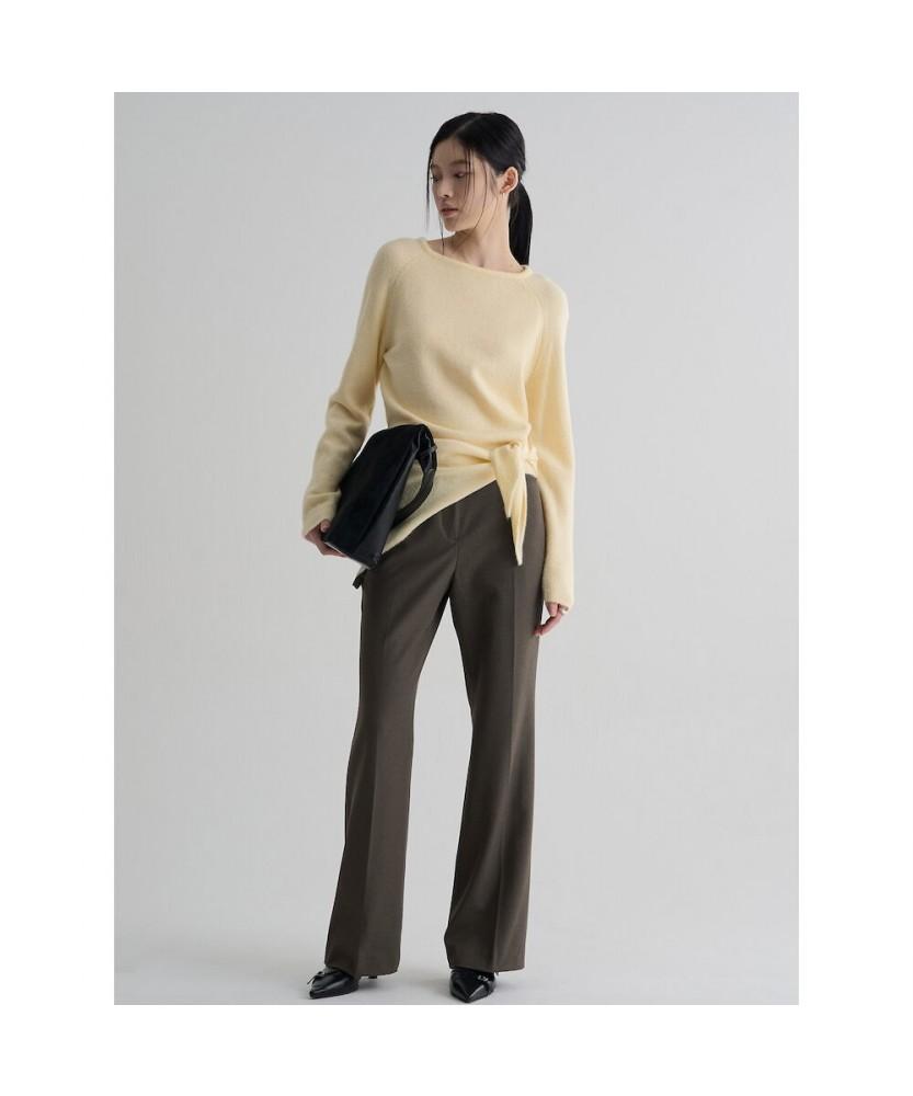 8seconds Winter Belted Bootcut Slacks Brown