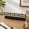 Creative Rotating Perpetual Calendar Metal Frame Desk Calendar  Desktop Ornament