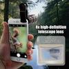 8x HD Clip-On Smartphone Telephoto Lens, Portable Zoom for Enhanced Night Photography, Stargazing, and Outdoor Exploration