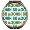 Marimo Craft MOOMIN 80th Anniversary Art Mirror, Green, Approx. 63mm, MOM-688