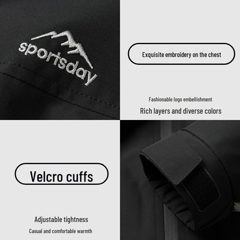 HLA SPORTSDAY Herren Dreifach-Beweis Outdoor-Jacke