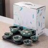 Kung Fu Tea Set Home One Pot Two Cups Tea Plate Small Ceramic Teapot Teacups Hotel Personal Small Sets Traveling