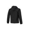 Adidas Originals Trefoil Stripe Logo Hooded Jacket Men Outerwear Black HK5139