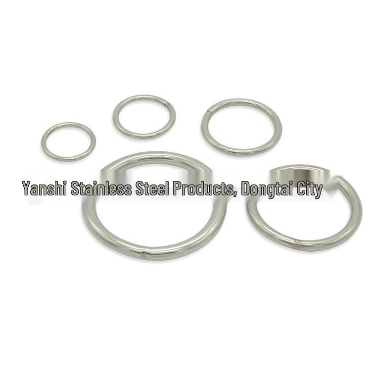 Solid Round Ring: 304 & 201 Stainless Steel Decorative O-ring, 25mm