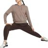 Nike Sweatshirts Women's Brown Hooded Moderate Cardigan FB5199-233