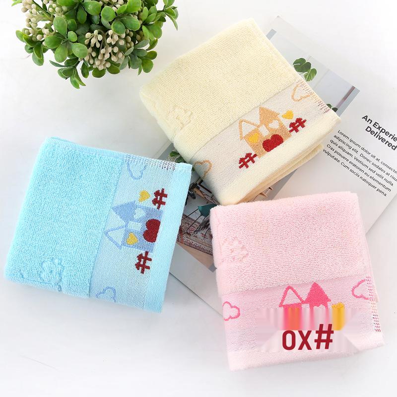 Weiches & Saugfähiges Kinderhandtuch aus Reiner Baumwolle - 25x50cm, Gesticktes Logo, Perfekt für Babys, Kleinkinder & Schulkinder.