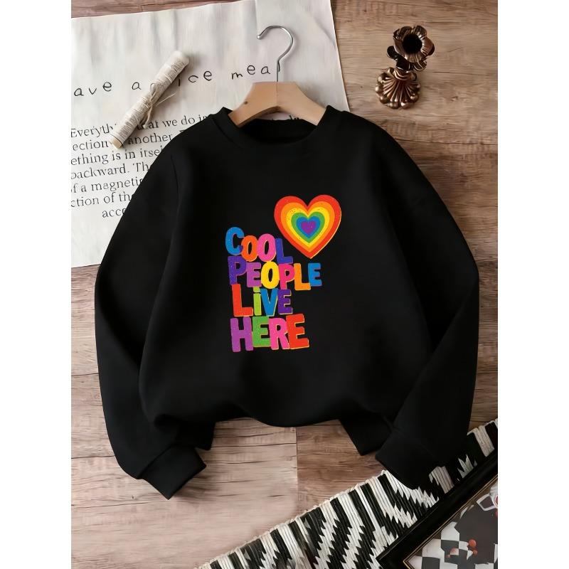 Kids Sweatshirt ,Fashion Trendy Printed Pattern, Thin and Versatile Comfortable Round Neck Hoodie In Spring and Autumn, Suitable for Outdoor Wear