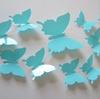 New Gossip Girl Same 12Pcs/Set 3D Butterfly Wall Stickers Living Room Butterflies Decors For Home Fridge Decoration