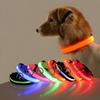 Köpek tasması Naylon LED Gece Güvenlik Yanıp Sönen Karanlıkta Glow Pet Köpek Tasma evcil Köpekler Aydınlık Floresan köpek aksesuarları yaka