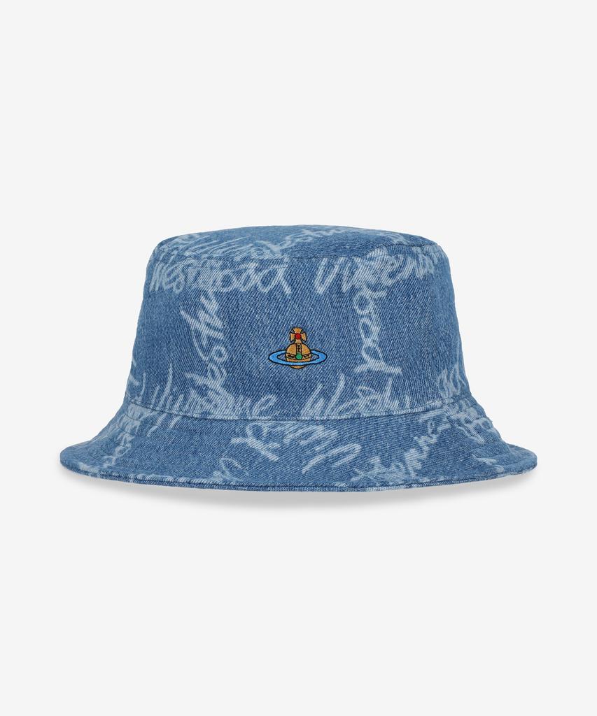 Bibianweseuteuudeu Logo Bucket Hat - Blue / 81020009W014Ik306