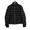 Triangle Logo Down Jacket Black Men's Size L (48) Model SGH071