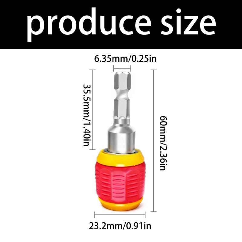 Alloys Steel Drill Bit Converter Quick Change Adapter Quickly release Locking Hexagonal Handle Extension Rod