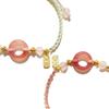 Yao Yao Peach Blossom Couple Bracelet: Women's Luxury Woven Hand Rope, 2024 Niche Style Bestie Jewelry.